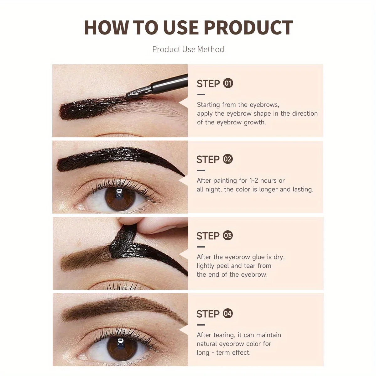 Natural eyebrow color