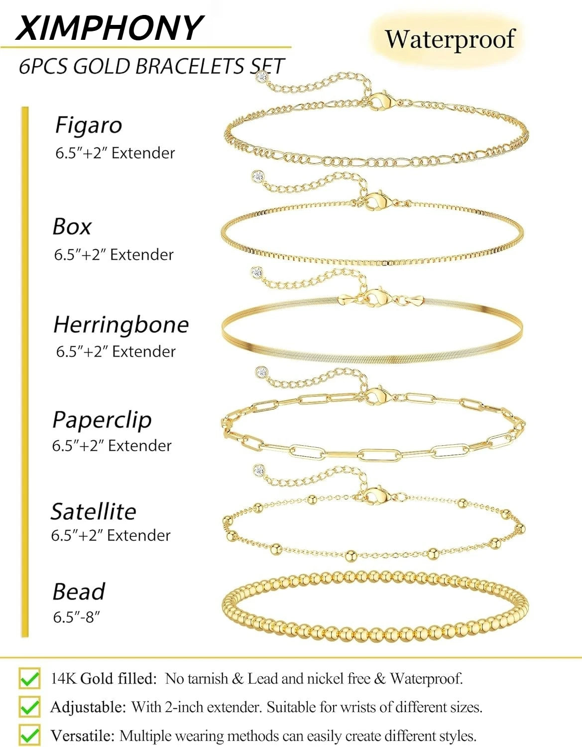 Bracelets Waterproof