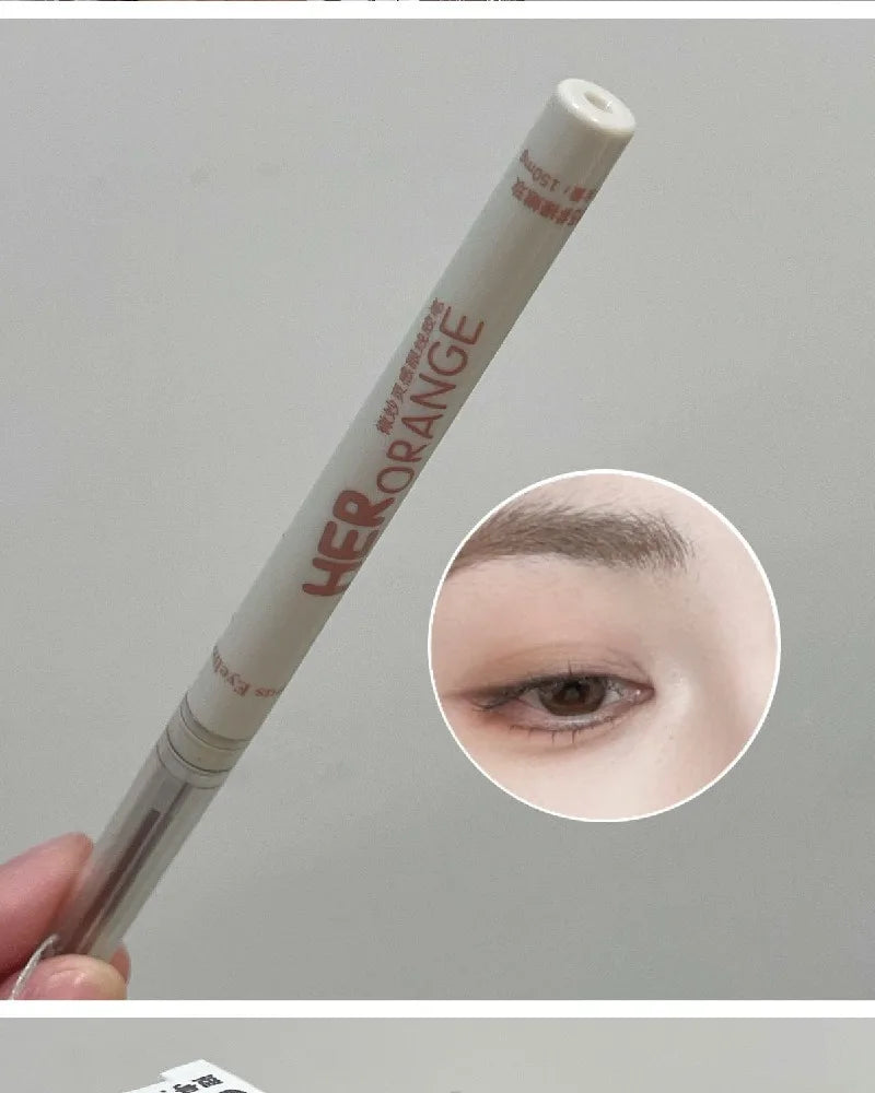 Chocolate Brown Eyeliner Gel Pen 5 Colors Long-lasting Waterproof Gel Eyeliner Latte Coffee Matte Silkworm Eyeliner Pen Makeup