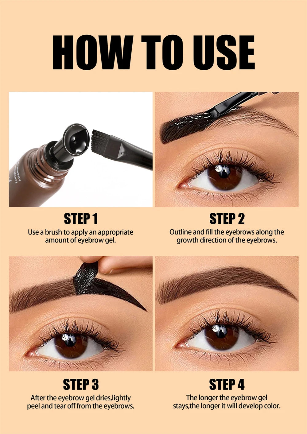 Natural eyebrow color