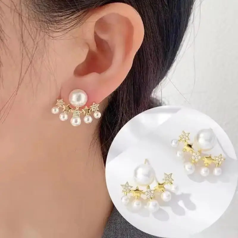 Silver Needle Earrings