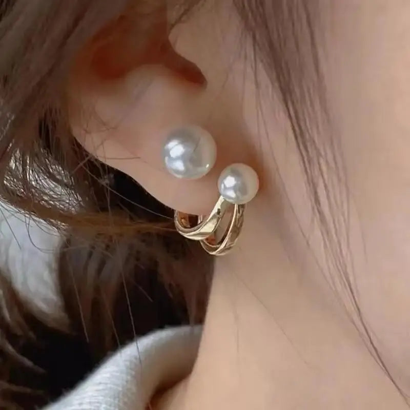 Silver Needle Earrings