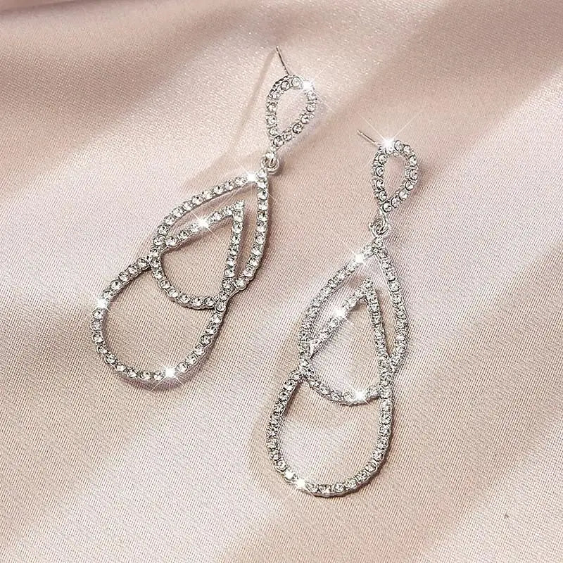 Silver Needle Earrings