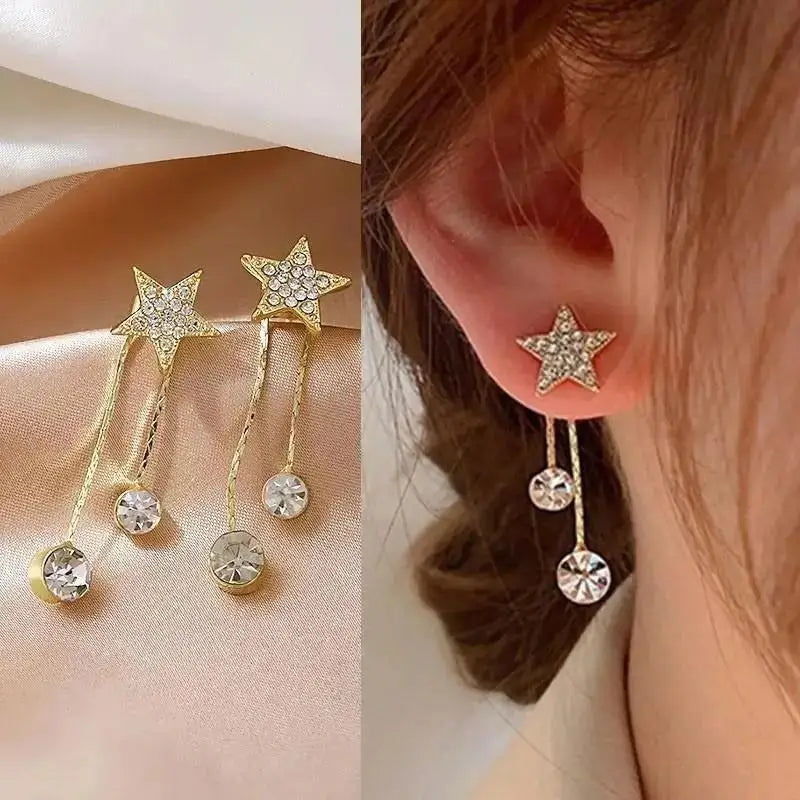Silver Needle Earrings