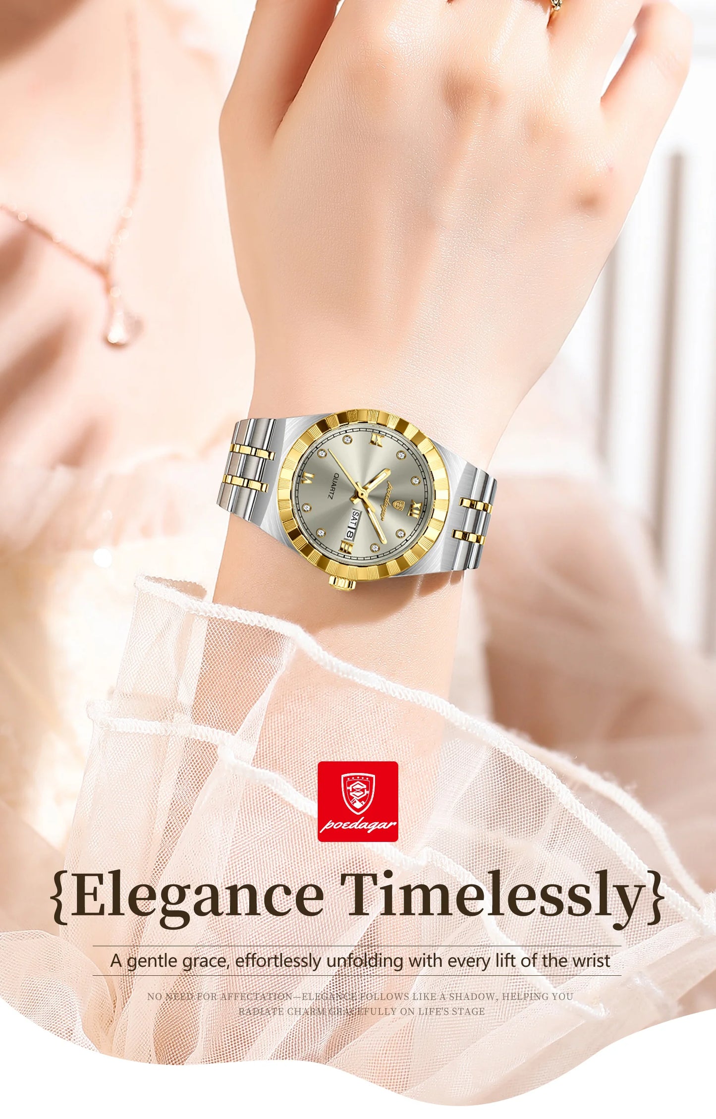 Original Ladies Watch Luminous Waterproof