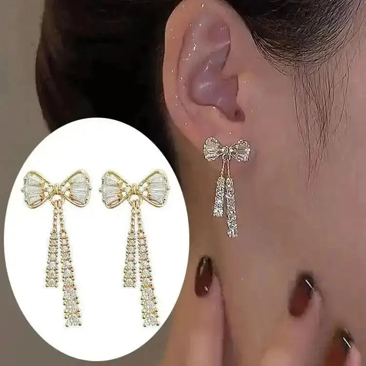 Silver Needle Earrings