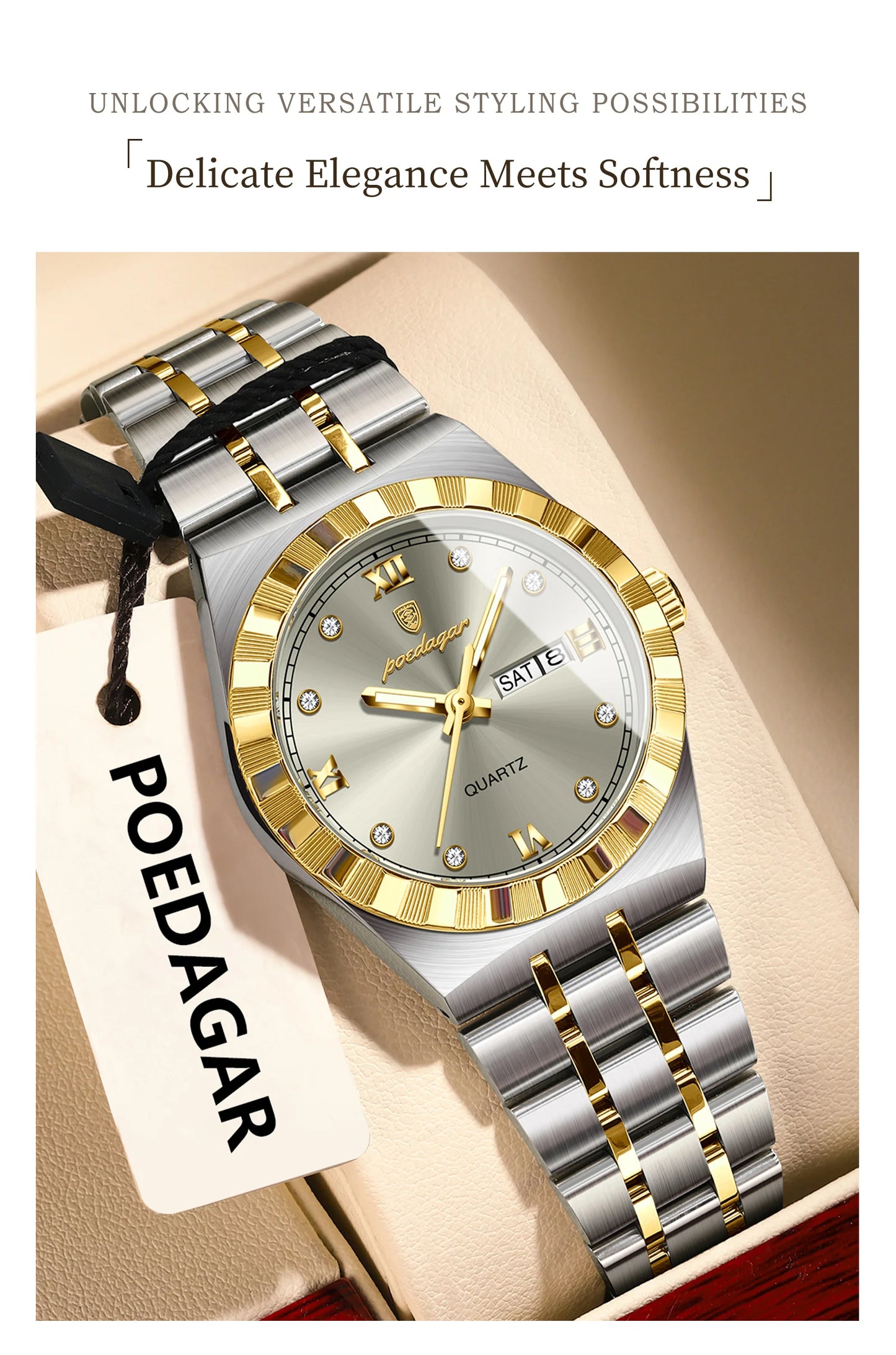 Original Ladies Watch Luminous Waterproof