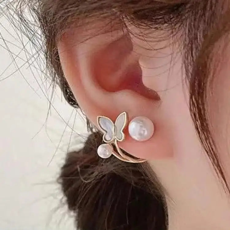 Silver Needle Earrings