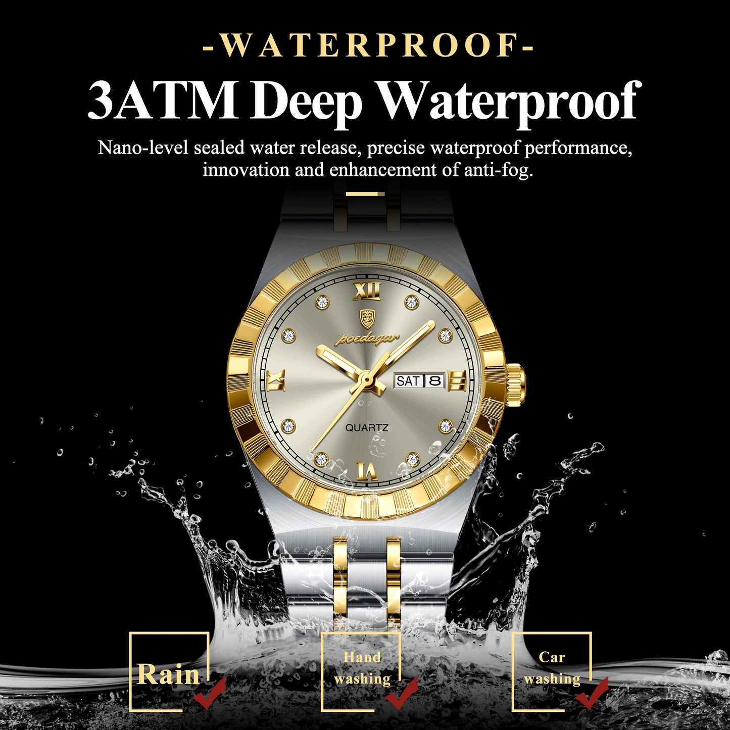 Original Ladies Watch Luminous Waterproof