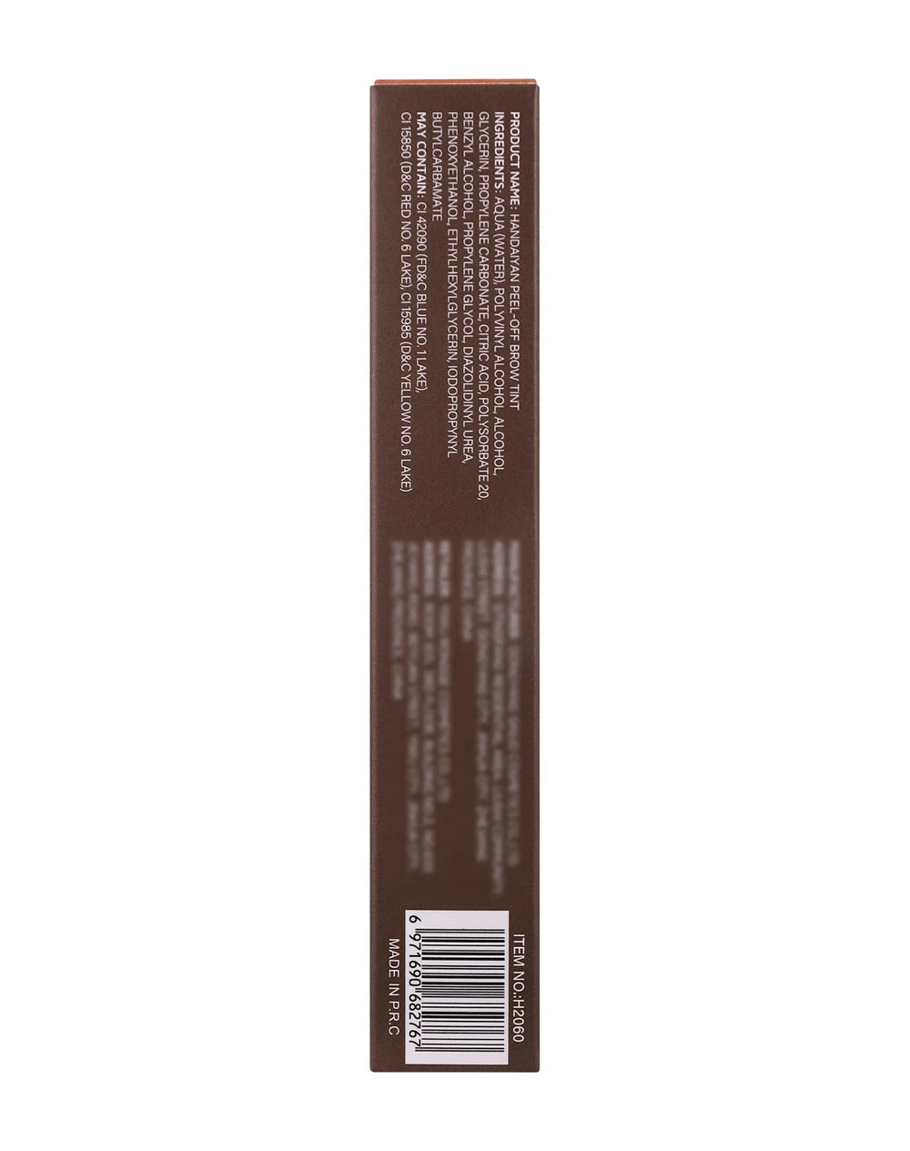 Natural eyebrow color