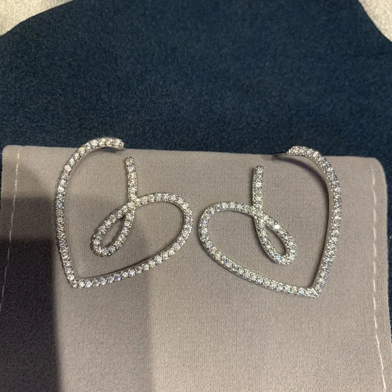 Silver Needle Earrings