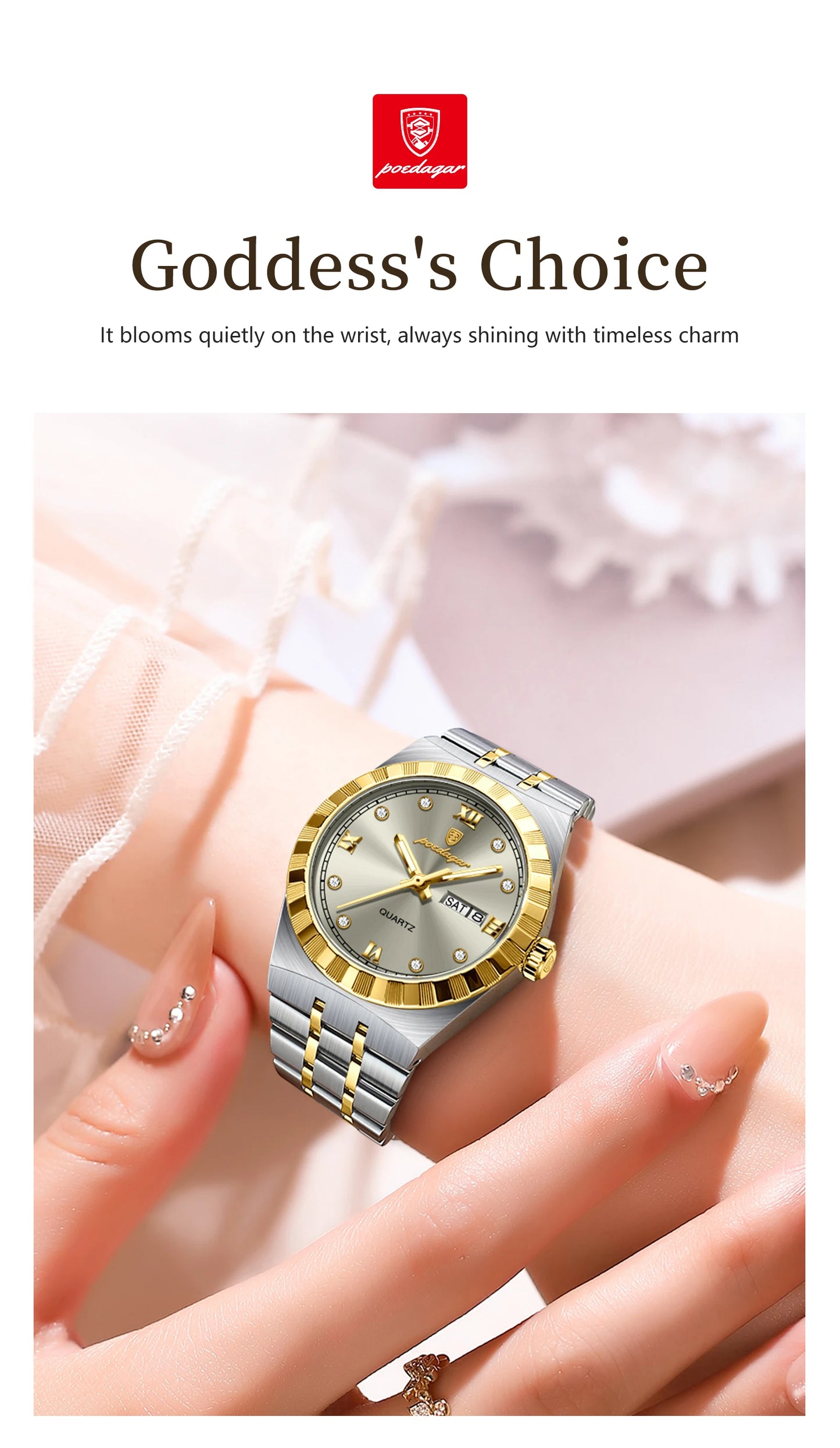 Original Ladies Watch Luminous Waterproof