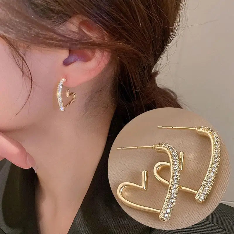 Silver Needle Earrings