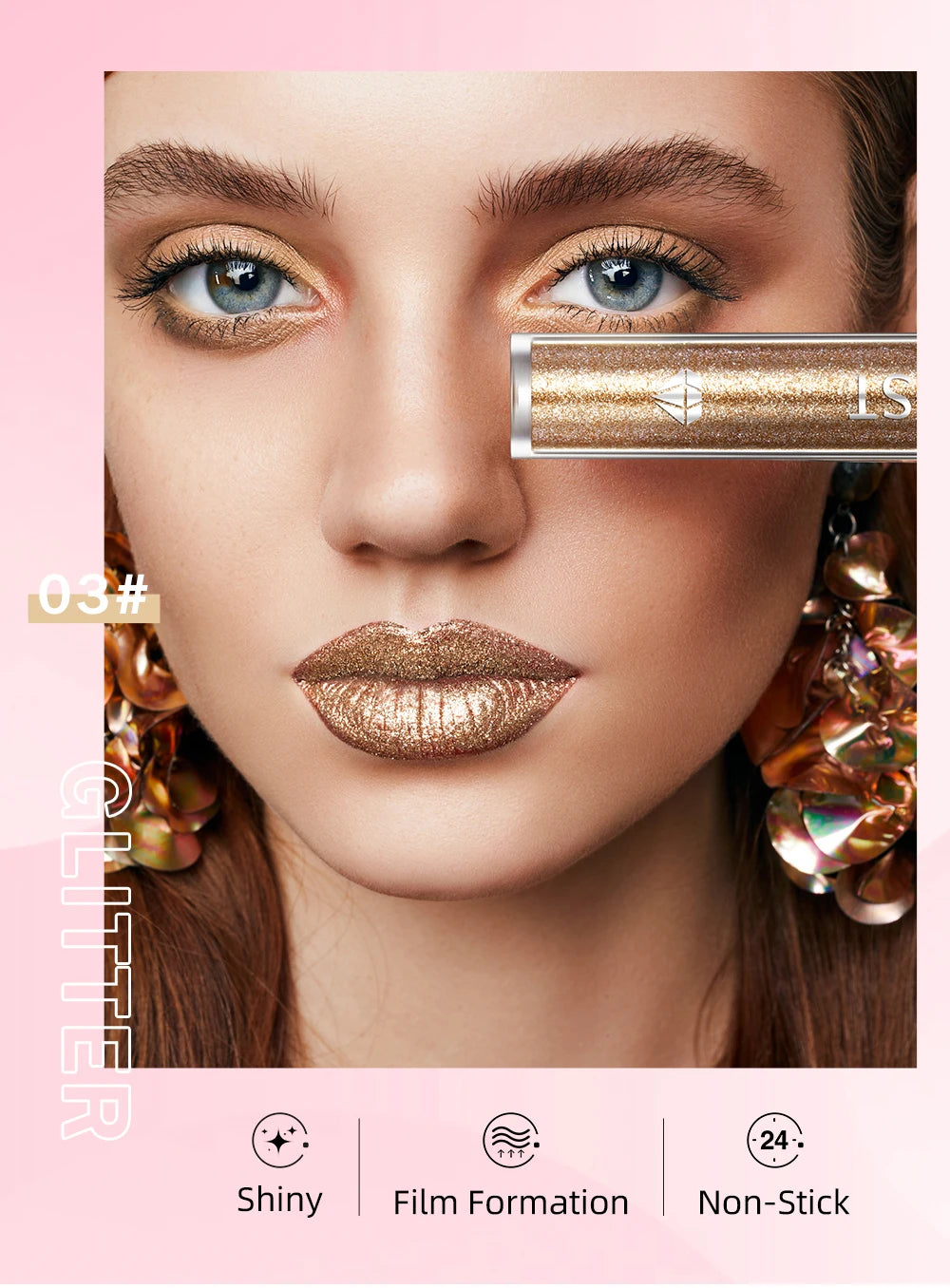 Glitter LIpstick Waterproof