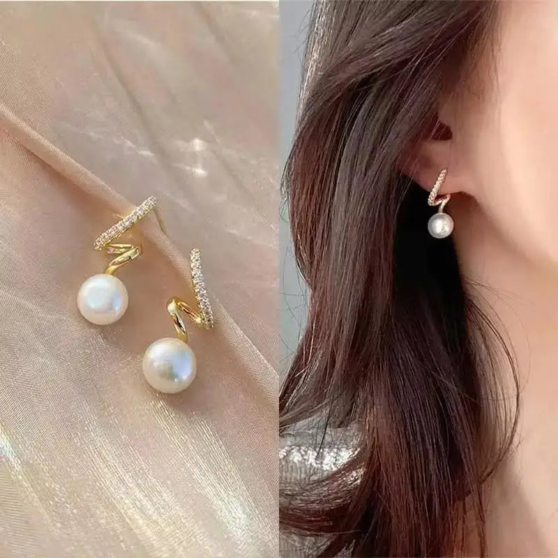Silver Needle Earrings