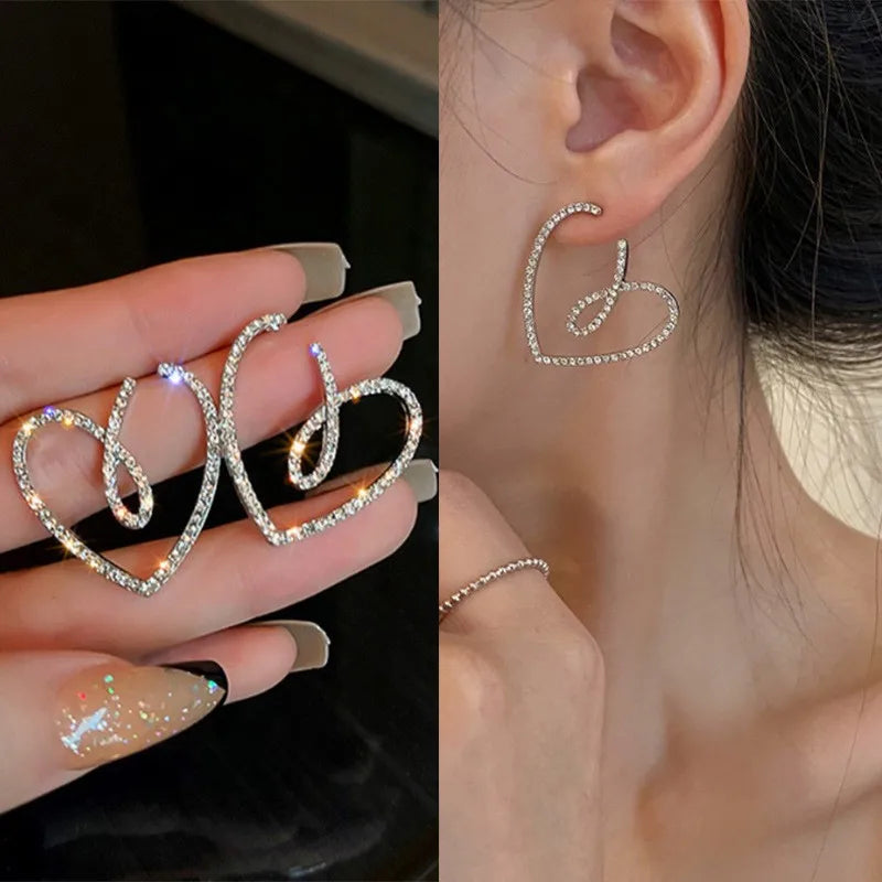 Silver Needle Earrings