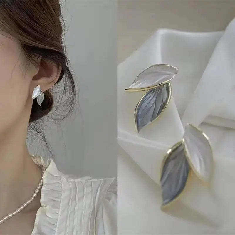 Silver Needle Earrings
