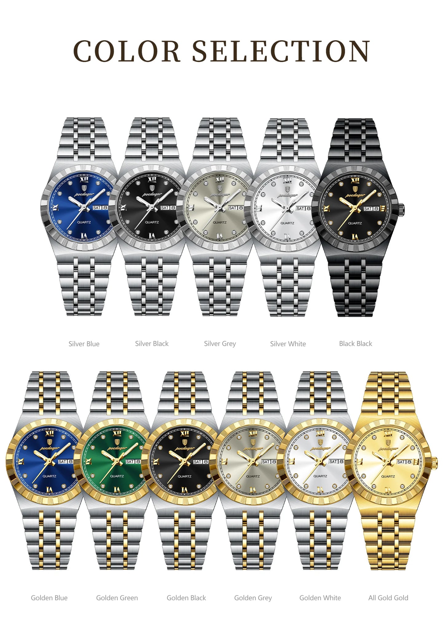 Original Ladies Watch Luminous Waterproof