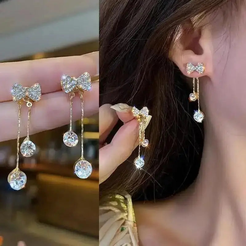 Silver Needle Earrings